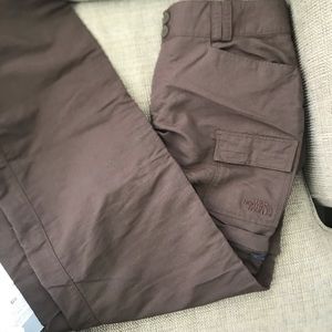 Hiking pants , zip off hiking pants , the north face